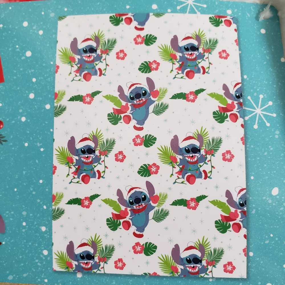 Disney Stitch With Mittens Winter Christmas Santa Hat Throw Blanket 50x70 NWT